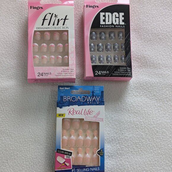 3Packs X 24 Ct Nails Packets - Picture 1 of 9